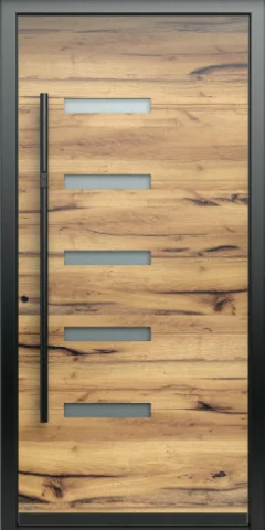 Pirnar Optimum 7270 — standard aluminum+wood front door