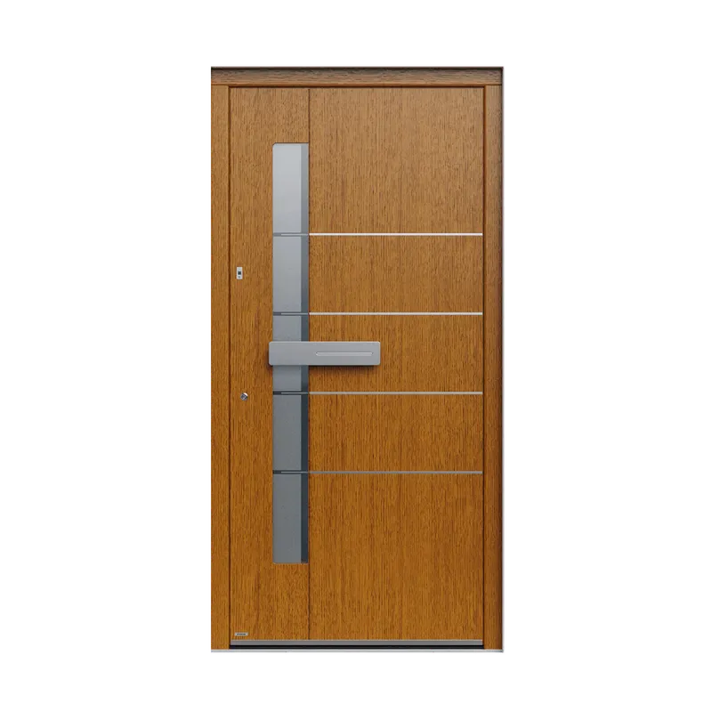 Pirnar Premium 0160W — standard aluminum+wood front door