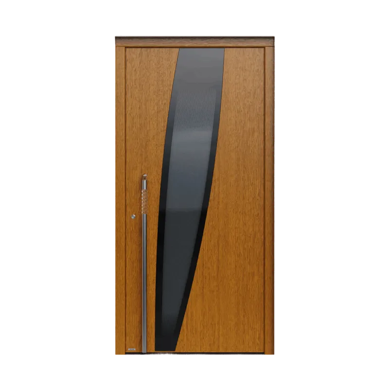 Pirnar Premium 0170W — modern aluminum+wood front door