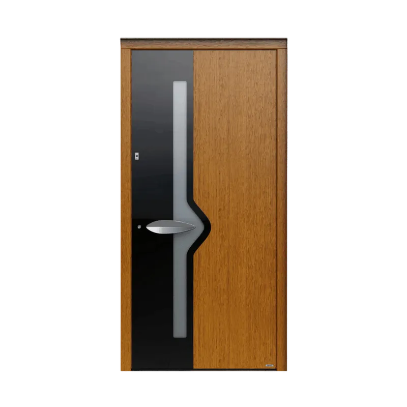Pirnar Premium 0180W — modern aluminum+wood front door