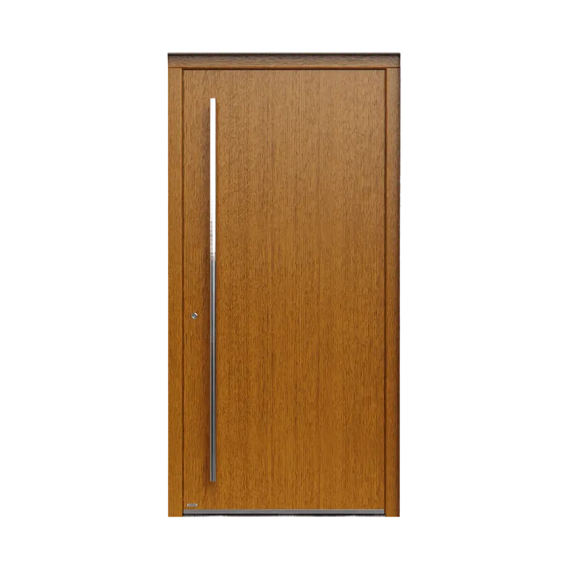 Pirnar Premium 1010W — minimalist aluminum+wood front door