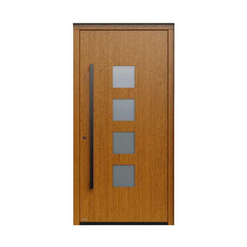 Pirnar Premium 1401W — standard aluminum+wood front door