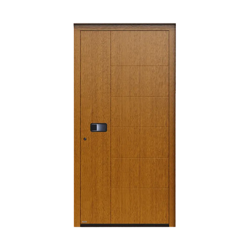 Pirnar Premium 1641W — minimalist aluminum+wood front door