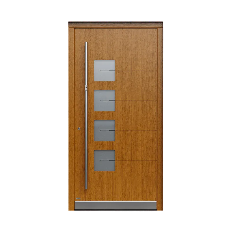 Pirnar Premium 1682W — standard aluminum+wood front door