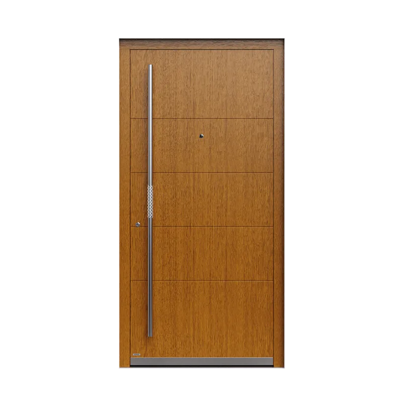 Pirnar Premium 1850W — minimalist aluminum+wood front door