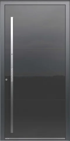Pirnar Premium 6009 — minimalist aluminum front door