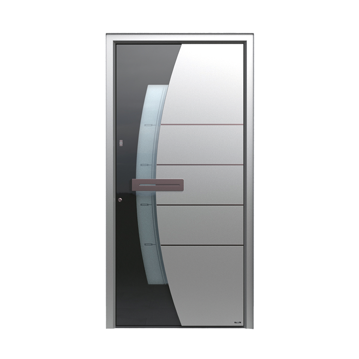 Pirnar Ultimum Multilevel 510 GLASS — modern aluminum front door