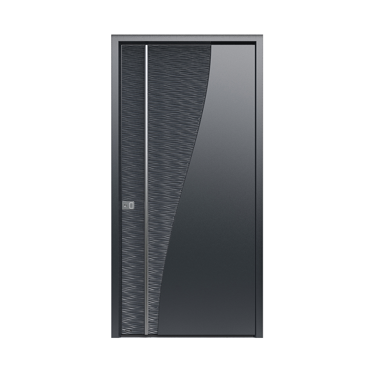Pirnar Ultimum Multilevel 527 A DUNE — modern aluminum front door