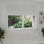 uPVC Double Picture Window 56x22" - Two Fixed Panels — thumbnail 1