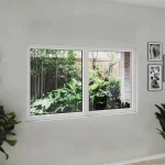 uPVC Double Picture Window 56x34" - Two Fixed Panels — thumbnail 1