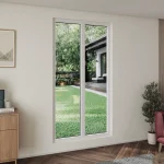 uPVC Double Picture Window 48x84" - Two Fixed Panels — thumbnail 1