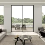 Ultra-Slim Aluminum Sliding Patio Door 114x92" - Cor Vision Plus — thumbnail 2