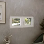Aluminum Double Casement Window 50x22" - Both Sashes Tilt & Turn — thumbnail 1