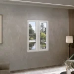 Aluminum Double Casement Window 44x58" - Both Sashes Tilt & Turn — thumbnail 1