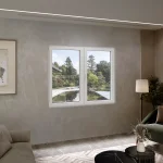 Aluminum Double Casement Window 68x62" - Both Sashes Tilt & Turn — thumbnail 1