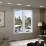 Aluminum Double Casement Window 68x82" - Both Sashes Tilt & Turn — thumbnail 1