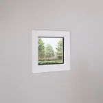 Pine Wood Picture Window 20x20" - European Fixed Window — thumbnail 1