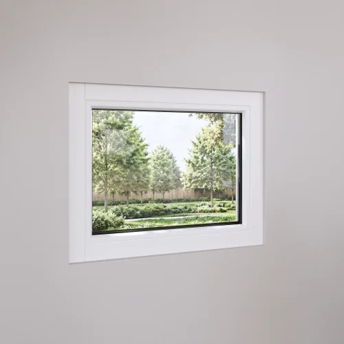 Pine Wood Picture Window 32x20" - European Fixed Window