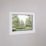 Pine Wood Picture Window 36x26" - European Fixed Window — thumbnail 1