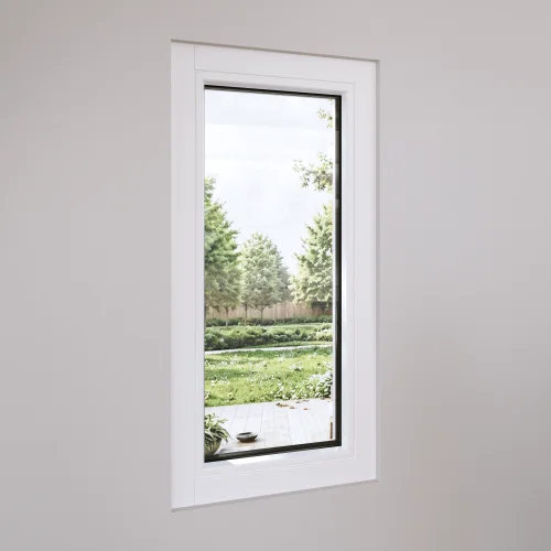 Pine Wood Picture Window 22x32" - European Fixed Window