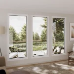 Pine Wood Picture Window 36x72" - European Fixed Window — thumbnail 1