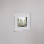 Pine Wood Tilt and Turn Casement Window 20x20" — thumbnail 1