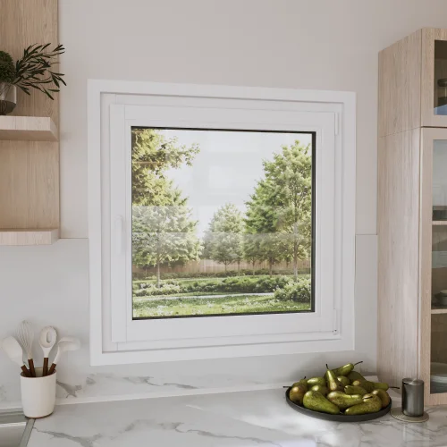 Pine Wood Tilt and Turn Casement Window 36x34"