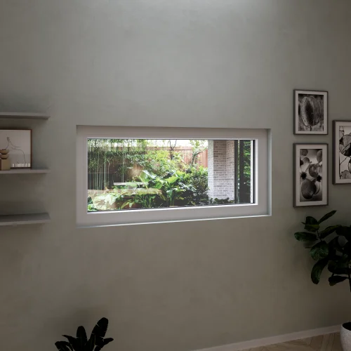 uPVC Single Fixed Window 38x20"