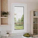 Pine Wood Tilt and Turn Casement Window 24x58" — thumbnail 1