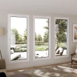 Pine Wood Tilt and Turn Casement Window 32x74" — thumbnail 1