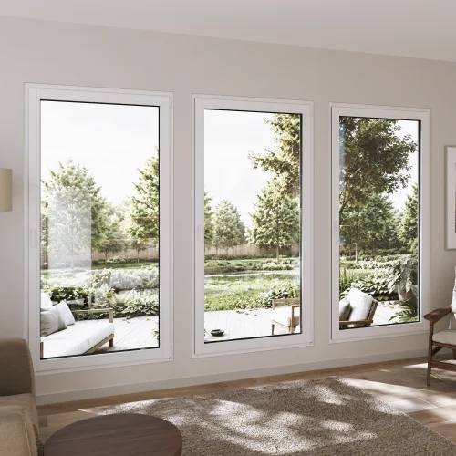 Pine Wood Tilt and Turn Casement Window 44x84"