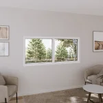 Pine Wood Double Picture Window 72x36" - Two Fixed Panels — thumbnail 1