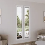 Pine Wood Double Casement Window 50x84" - Both Sashes Tilt & Turn — thumbnail 1