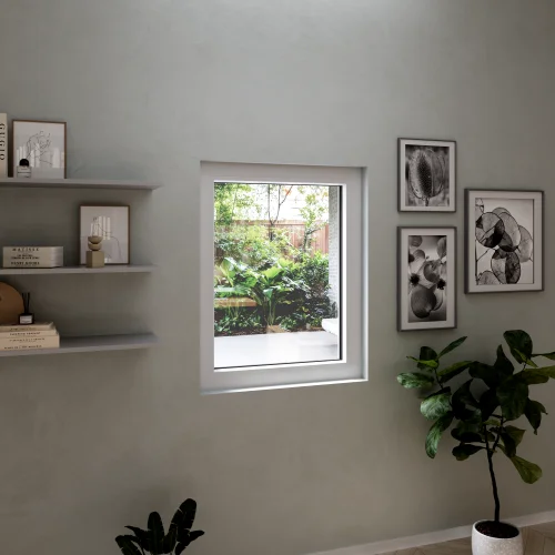 uPVC Single Fixed Window 34x56"