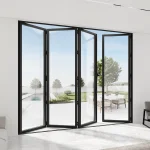 Aluminum Bi-Fold Patio Door 186x96" - 4 Panels Outward Opening Right to Left — thumbnail 1