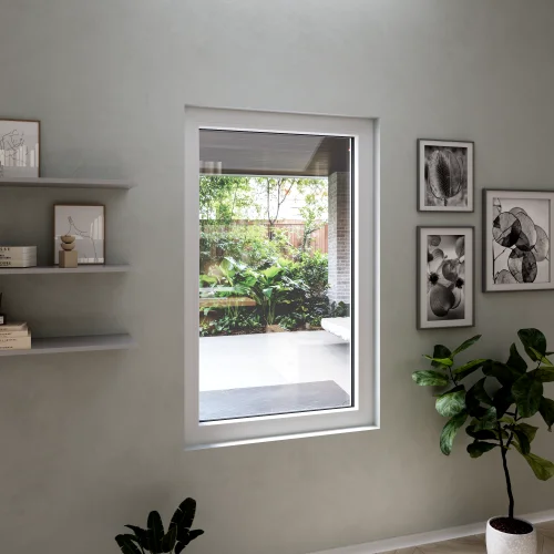 uPVC Single Fixed Window 42x68"