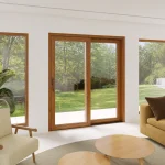 Wood Sliding Patio Door 74x88" - HST Lift-and-Slide + Fixed Panel — thumbnail 1