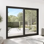 Aluminum Sliding Patio Door 110x84" - Lift-and-Slide + Fixed Panel — thumbnail 1