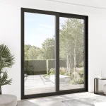 Aluminum Sliding Patio Door 112x108" - Lift-and-Slide + Fixed Panel — thumbnail 1
