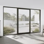 Aluminum Sliding Patio Door 144x98" - Triple Monorail Lift-and-Slide with Center Moving Panel — thumbnail 1