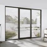 Aluminum Sliding Patio Door 124x100" - Triple Monorail Lift-and-Slide with Center Moving Panel — thumbnail 1