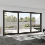 Aluminum Sliding Patio Door 152x80" - Triple Lift-and-Slide with Center Moving Panel — thumbnail 1
