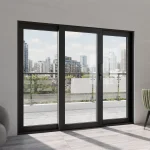Aluminum Sliding Patio Door 98x82" - Triple Lift-and-Slide with Center Moving Panel — thumbnail 1