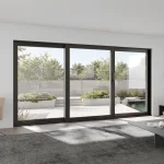 Aluminum Sliding Patio Door 156x82" - Triple Lift-and-Slide with Center Moving Panel — thumbnail 1