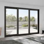 Aluminum Sliding Patio Door 106x84" - Triple Lift-and-Slide with Center Moving Panel — thumbnail 1