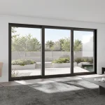 Aluminum Sliding Patio Door 154x84" - Triple Lift-and-Slide with Center Moving Panel — thumbnail 1