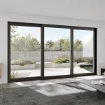 Aluminum Sliding Patio Door 148x86" - Triple Lift-and-Slide with Center Moving Panel — thumbnail 1