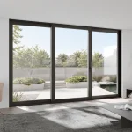 Aluminum Sliding Patio Door 152x96" - Triple Lift-and-Slide with Center Moving Panel — thumbnail 1