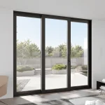 Aluminum Sliding Patio Door 106x100" - Triple Lift-and-Slide with Center Moving Panel — thumbnail 1