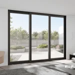 Aluminum Sliding Patio Door 128x100" - Triple Lift-and-Slide with Center Moving Panel — thumbnail 1